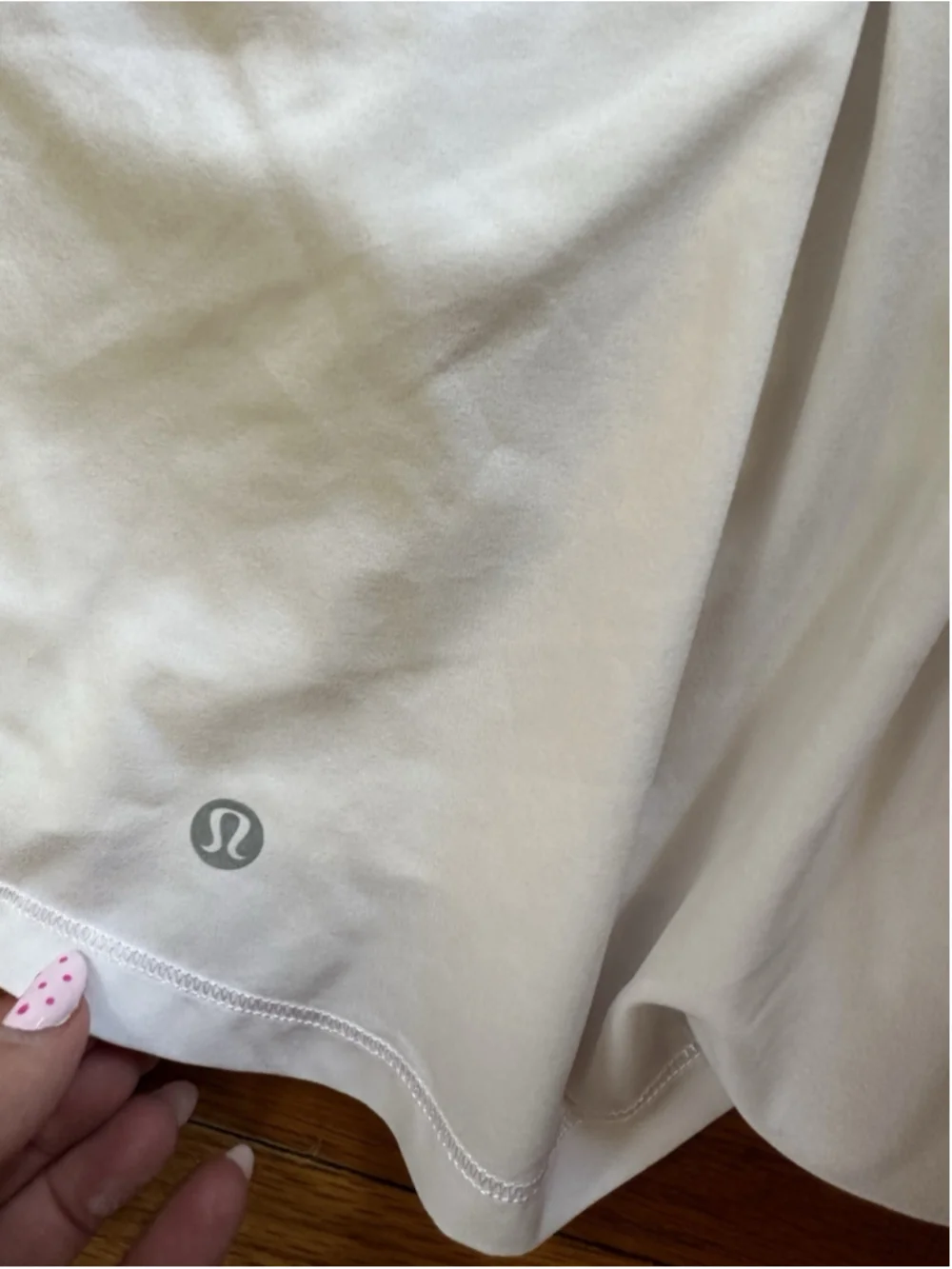 Lululemon Skirt Women 8 White Circuit Breaker Pleated Short Liner Skort Tennis - Picture 7 of 9